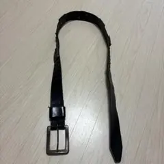 DIESEL スタッズデザイン レザーベルト 黒