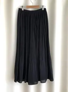 INGNI プリーツロングスカート　ブラック　M