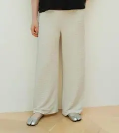 ジャガード カジュアルパンツ