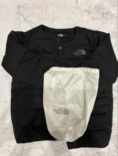 THE NORTH FACE ブラックダウンコート 収納袋付き