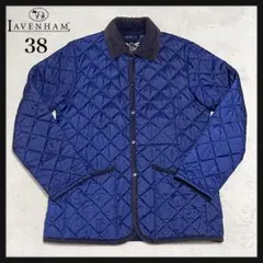 【最高品質・キルティング】 ラベンハム コーデュロイ ロゴ入り 人気 ジャケット