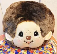 【新品】モンチッチちゃん　モンチッチ フェイスBIGぬいぐるみ クッション2種