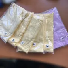 Mサイズ Tシャツ ６枚セット（イエロー・ピンク）