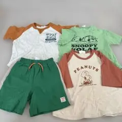 男の子　女の子　 Tシャツ　ショートパンツ　ハーフパンツセット　110 120