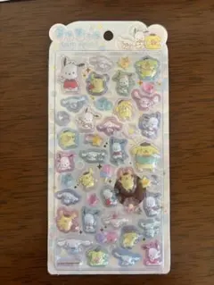 【国内正規品】サンリオうるちゅるシール　ポチャッコ　プリン　シナモン