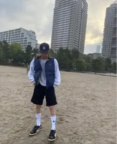 百足着用　bape 1ST CAMO REVERSIBLE DOWN VEST