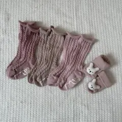 【petit main】【Kufuu】ベビー　靴下　4点セット