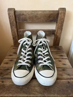converse 迷彩柄　ハイカットスニーカー