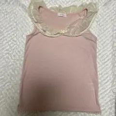 LIZ LISA レース付き キャミソール　タンクトップ　ピンク　当時物のサムネイル