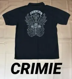 と*も様 CRIMIE ポロシャツ ブラック Lサイズ　バックプリントのサムネイル