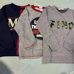 120 トレーナー　長袖　男の子　まとめ売り　ロンティー　秋冬　baiya