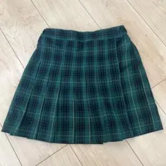 GIRLS チェックプリーツミニスコート　140センチ