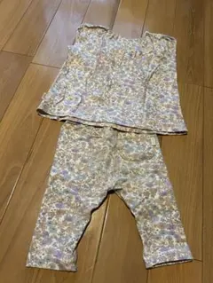 ユニクロ　ポール&ジョー　花柄　セットアップ　90