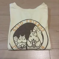 petit main リスのイラスト Tシャツ 110cm