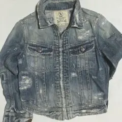 【美品】RALPH LAUREN デニムジャケット ダメージ加工 Gジャン M