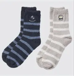 ピーナッツホリデーUNIQLO もこもこ　靴下　23-25cm 未使用2点セット
