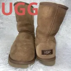 UGG アグ オーストラリア ムートンブーツ W6 23cm ブラウン