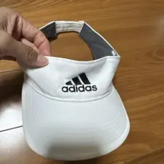adidas サンバイザー ホワイト 白　アディダス　ダンス　キッズのサムネイル
