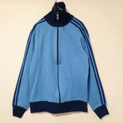 【80s〜90s】oldadidas トラックジャケット ブルー 西ドイツ製M
