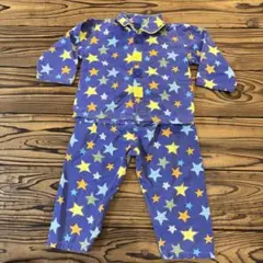 100cm 星柄パジャマ上下セット