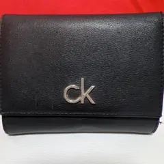 Calvin Klein 黒 三つ折り財布