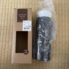 スヌーピー　ステンレスボトル 480ml 黒