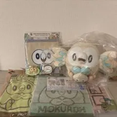 ポケピース一番くじ【モクローセット】計7点