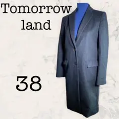 【Tomorrowland】トゥモローランド ロングコート M カシミヤ 美品のサムネイル