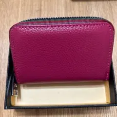 本革✨カードケース レディース ジャバラ 小銭入れ カード入れ　お札入れボルドー