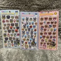 正規品　たまごっち　ボンボンドロップシール　３枚セット　まめっちみみっちめめっち