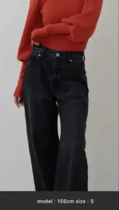 SENEE loose vintage like denim/ブラック - メルカリ