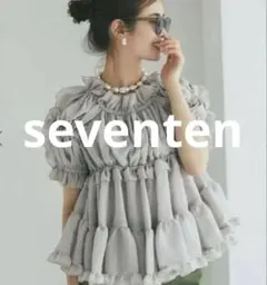 完売品】セブンテン seventen メッシュレースチュニック(ホワイト) M
