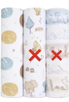 aden + anais ディズニーおくるみ　プーさん