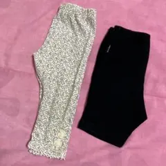 レギンスとショートパンツセット