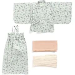 apres les cours あわいろ花柄浴衣