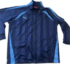 PUMA ジャージ セットアップ 上下 ネイビー 水色 XL