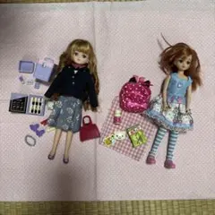 リカちゃん人形セット　服と小物付き