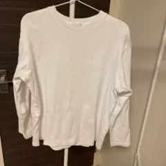GU ホワイト 長袖 Tシャツ