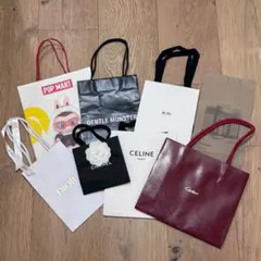 ショッパー Dior Channel Celine Cartier など