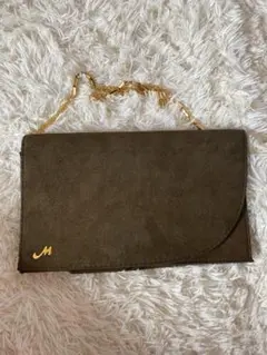 クラッチバッグ ブラウン 肩掛けショルダー