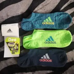 26−28　アディダス　ソックス　3足セット
