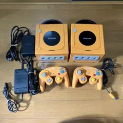 ゲームキューブオレンジ　2個セット　ジャンク