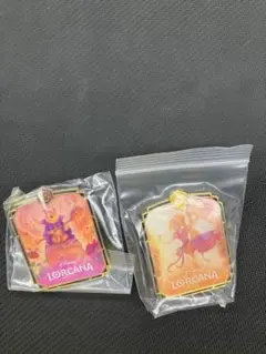 ロルカナ　ピンバッチ2個セット　ラプンツェル くまのプーさん