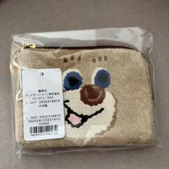 ラブラリーバイフェイラー　ドアップテディ　L字ファスナーポーチ