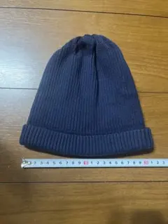 ROTOTO ニット帽 ネイビー