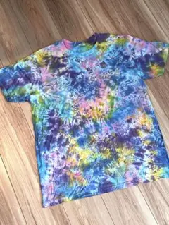 最終値下げ★クラックストーンデザイン■手染めタイダイTシャツ