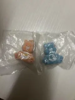 ケアベア　フロッキーフィギュアマスコット　ガチャガチャ　新品