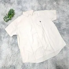 【U.S. POLO ASSN.】(F) 半袖シャツ 刺繍ロゴ オーバーサイズ