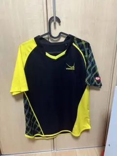 Yasaka 卓球ウェア 黒/黄 チェック柄