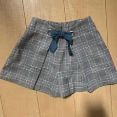 ハッカキッズ　キュロット　チェックサイズ110